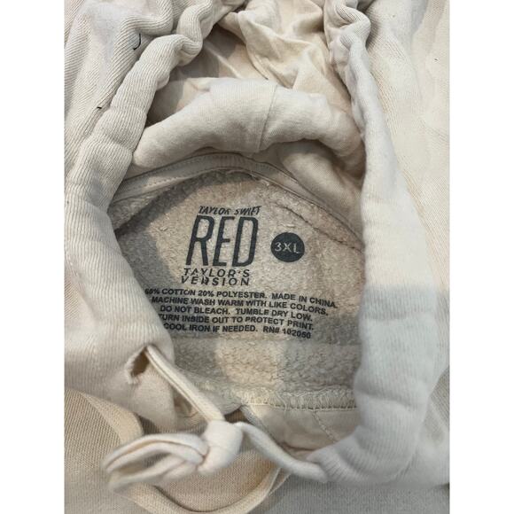 Taylor Swift Hoodie Red State Of Grace 3XL RARE Official Merchandise Tour - Picture 6 of 9